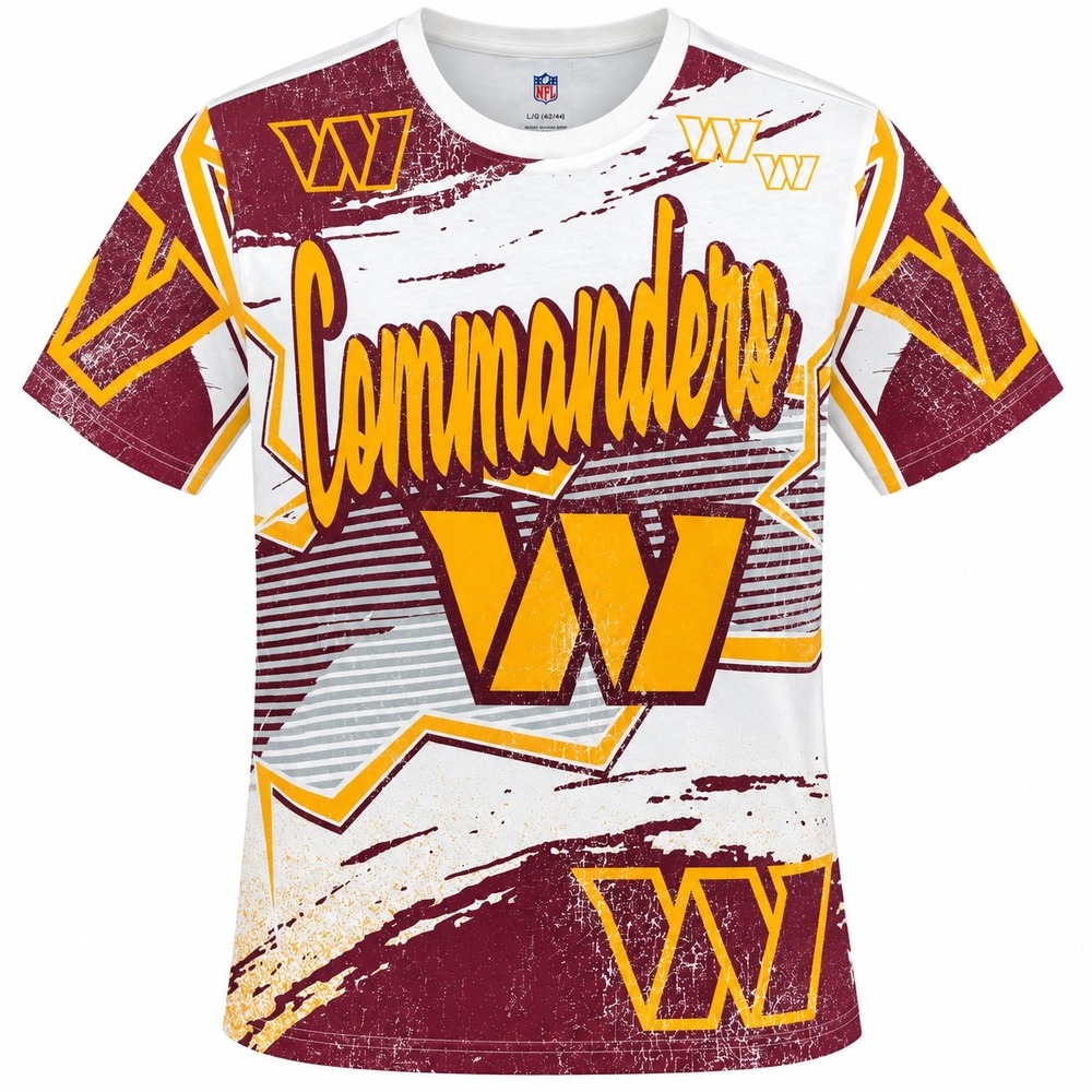 NFL Washington Commanders boys Large 14/16 T-Shirt sportswear football game day